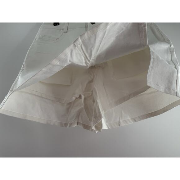 Skorts for Women High Waisted Trendy Denim Mini Skirt Side Slit Jean Short Sz M. - Picture 6 of 12